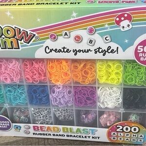 Rainbow Bead Blast Bracelet Kit - Vibrant Colors